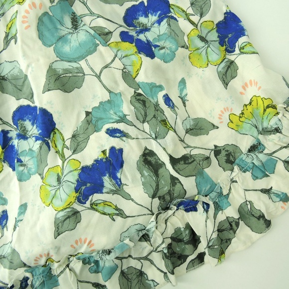 Free People Slip Swing Dress Lattice Lovers Floral - Picture 4 of 8